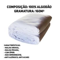 CAPA COLCHÃO MALHA GROSSA SOLTEIRO 30cm Altura 100% Algodão