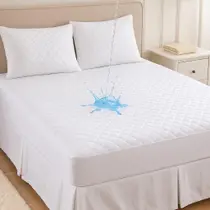 Capa Colchão Queen Impermeável Antialérgico Protetor Matelado Antiácaro Respirável Super Macio E Silencioso Branco Preto Cinza