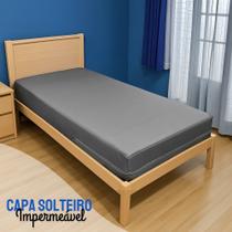 Capa Colchao Solteiro Cinza Hospitalar Impermeavel Com Ziper Capa Colchao Solteiro Cinza Hospitalar Impermeavel Com Ziper