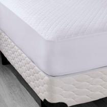 Capa Colchão Solteiro Impermeável 0,88x1,88x0,35m Branco