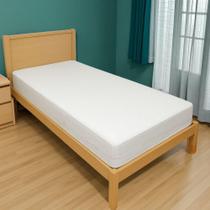 Capa Colchão Solteiro Impermeável Hospitalar Com Zíper - Branca 88x188x14cm