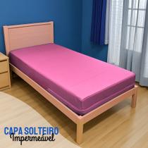 Capa Colchao Solteiro Impermeavel Varias Medidas - Coloridas