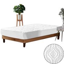 Capa colchão solteiro matelado impermeável branco