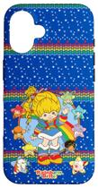 Capa Colorida com Logo e Personagem Fofo Rainbow Brite para iPhone 16