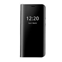 Capa com aba clara e visor para Samsung Galaxy S10 Plus - Preto