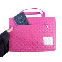 Capa com Alça para Bíblila Grande N 13 Estilo Bolsa com Zíper e Bolso Externo Floridas