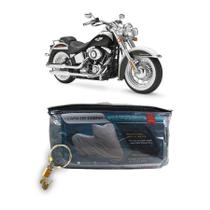 Capa com cadeado para cobrir HARLEY DAVIDSON Softail Deluxe 1450/1584CC GG(199) Capa com cadeado para cobrir HARLEY DAVIDSON Softail Deluxe 1450/1584CC GG(199)