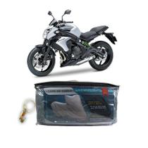 Capa com cadeado para cobrir KAWASAKI ER 6N 650CC G(206) Capa com cadeado para cobrir KAWASAKI ER 6N 650CC G(206)