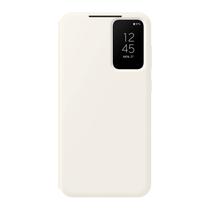 Capa com Carteira e Visor S-View para Samsung Galaxy S23+ - Cor Creme