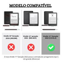 Capa Com Estampa Para Kindle 11 Básico C2V2L3 + Caneta Touch