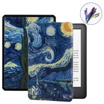 Capa Com Estampa Para Kindle 11 Básico C2V2L3 + Caneta Touch