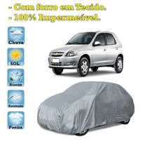 Capa com forro cobrir carro Chevrolet Celta 100% Impermeável Proteção Bezzter