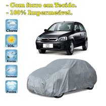 Capa com forro cobrir carro Chevrolet Corsa Hatch 100% Impermeável Proteção Bezzter Capa com forro cobrir carro Chevrolet Corsa Hatch 100% Impermeável Proteção Bezzter