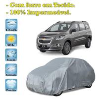 Capa com forro cobrir carro Chevrolet Spin 100% Impermeável Proteção Bezzter