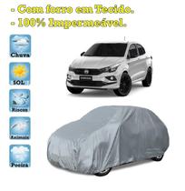 Capa com forro cobrir carro Fiat Cronos 100% Impermeável Proteção Bezzter Capa com forro cobrir carro Fiat Cronos 100% Impermeável Proteção Bezzter