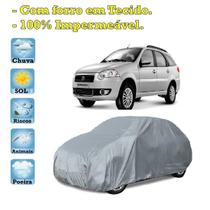 Capa com forro cobrir carro Fiat Palio Weekend 100% Impermeável Proteção Bezzter