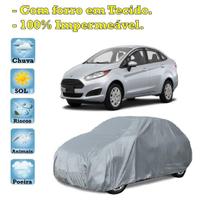 Capa com forro cobrir carro Ford Fiesta Sedan 100% Impermeável Proteção Bezzter