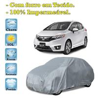 Capa com forro cobrir carro Honda Fit 100% Impermeável Proteção Bezzter Capa com forro cobrir carro Honda Fit 100% Impermeável Proteção Bezzter