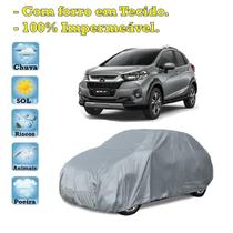 Capa com forro cobrir carro Honda WR-V 100% Impermeável Proteção Bezzter Capa com forro cobrir carro Honda WR-V 100% Impermeável Proteção Bezzter