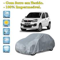 Capa com forro cobrir carro Novo Uno 100% Impermeável Proteção Bezzter