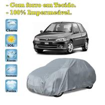 Capa com forro cobrir carro Peugeot 106 100% Impermeável Proteção Bezzter Capa com forro cobrir carro Peugeot 106 100% Impermeável Proteção Bezzter