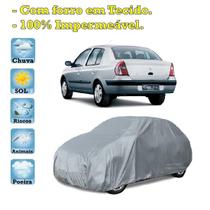 Capa com forro cobrir carro Renault Clio Sedan 100% Impermeável Proteção Bezzter
