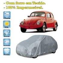 Capa com forro cobrir carro Volkswagen Fusca 100% Impermeável Proteção Bezzter