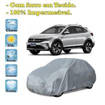 Capa com forro cobrir carro Volkswagen Nivus 100% Impermeável Proteção Bezzter Capa com forro cobrir carro Volkswagen Nivus 100% Impermeável Proteção Bezzter
