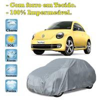 Capa com forro cobrir carro Volkswagen Novo Fusca 100% Impermeável Proteção Bezzter