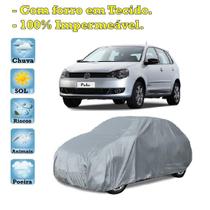 Capa com forro cobrir carro Volkswagen Polo Hatch 100% Impermeável Proteção Bezzter