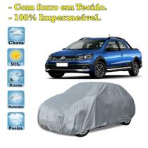 Capa com forro cobrir carro Volkswagen Saveiro Nova 100% Impermeável Proteção Bezzter Capa com forro cobrir carro Volkswagen Saveiro Nova 100% Impermeável Proteção Bezzter
