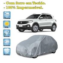 Capa com forro cobrir carro Volkswagen T-Cross 100% Impermeável Proteção Bezzter