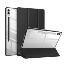Capa com fundo acrílico resistente para Tab S9+ 12.4” X816b