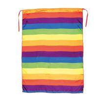 Capa com Listras Coloridas de Arco Iris com Temática LGBT para Festas e Passeatas 81x70 1un Capa com Listras Coloridas de Arco Iris com Temática LGBT para Festas e Passeatas 81x70 1un