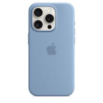 Capa com MagSafe para iPhone 15 Pro, Apple, Silicone, Azul-inverno