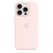 Capa com MagSafe para iPhone 15 Pro, Apple, Silicone, Rosa-claro