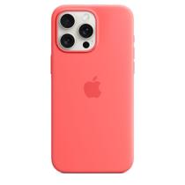 Capa com MagSafe para iPhone 15 Pro Max, Apple, Silicone, Goiaba