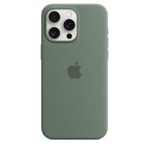 Capa com MagSafe para iPhone 15 Pro Max, Apple, Silicone, Verde-cipreste