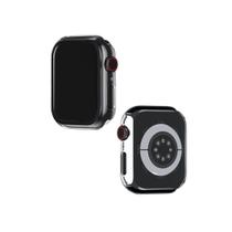 Capa com Película de Vidro Nerdcase Compatível com Apple Watch 44mm, Transparente