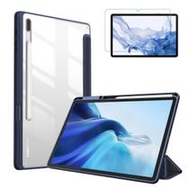 Capa Com Suporte Caneta Para Tablet Samsung S8+ X800 + Vidro