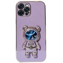 Capa com Suporte de Astronauta Galvanizado Compatível com Iphone