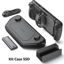 Capa com Tampa para Steam Deck Jsaux Kit Case SSD M2 Strap