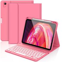 Capa com Teclado aMZCaSE para iPad 11ª e 10ª Geração 10,9" 7 Cores