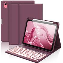 Capa com Teclado aMZCaSE para iPad A16 10ª e 11ª Geração 10,9" com Retroiluminação