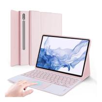 Capa Com Teclado Auto Sleep/ Wake Para Galaxy Tab S7 Fe 2021