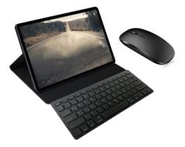 Capa Com Teclado Bluetooth E Mouse P Tablet Samsung S8 X706