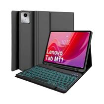 Capa Com Teclado Bluetooth Para Lenovo Xiaoxin Pad 2024 De 11 Polegadas Para Tab M11 TB331FC TB330FU - HUAIBX
