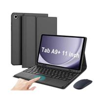 Capa Com Teclado Bluetooth Para Samsung Galaxy Tab A9 plus De 11 Polegadas Com Compartimento Para