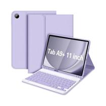 Capa Com Teclado Bluetooth Para Samsung Galaxy Tab A9 plus De 11 Polegadas Com Compartimento Para