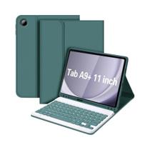 Capa Com Teclado Bluetooth Para Samsung Galaxy Tab A9 plus De 11 Polegadas Com Compartimento Para